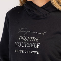 NIVA - CALDA FELPA CON CAPPUCCIO DA DONNA