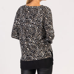 MIRA - MAGLIETTA A MANICHE LUNGHE ALLA MODA DA DONNA