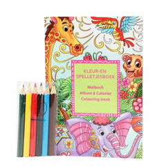 COLORPLAY - LIBRO DA COLORARE CON COMPITI, COLORI CRISTALLO INCLUSI