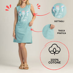 ABITO ESTIVO 100% COTONE - ZAFIRA