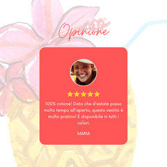 ABITO ESTIVO 100% COTONE - ZAFIRA