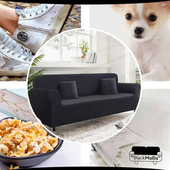 BLACKMOLLIS® - COPRIDIVANO ELASTICIZZATO DI ALTA QUALITÀ