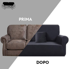 BLACKMOLLIS® - COPRIDIVANO ELASTICIZZATO DI ALTA QUALITÀ