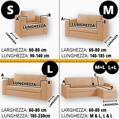 SOFTSTRETCH® - COPRIDIVANO ELASTICIZZATO DI ALTA QUALITÀ