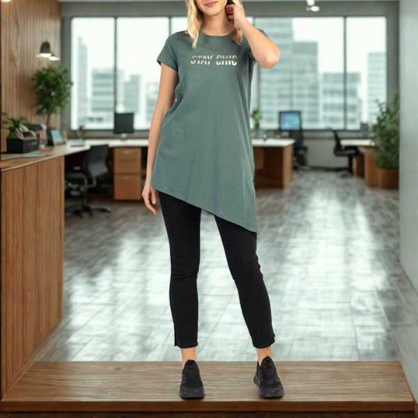 TUNICA CORTA DA DONNA 100% COTONE - COMFINA