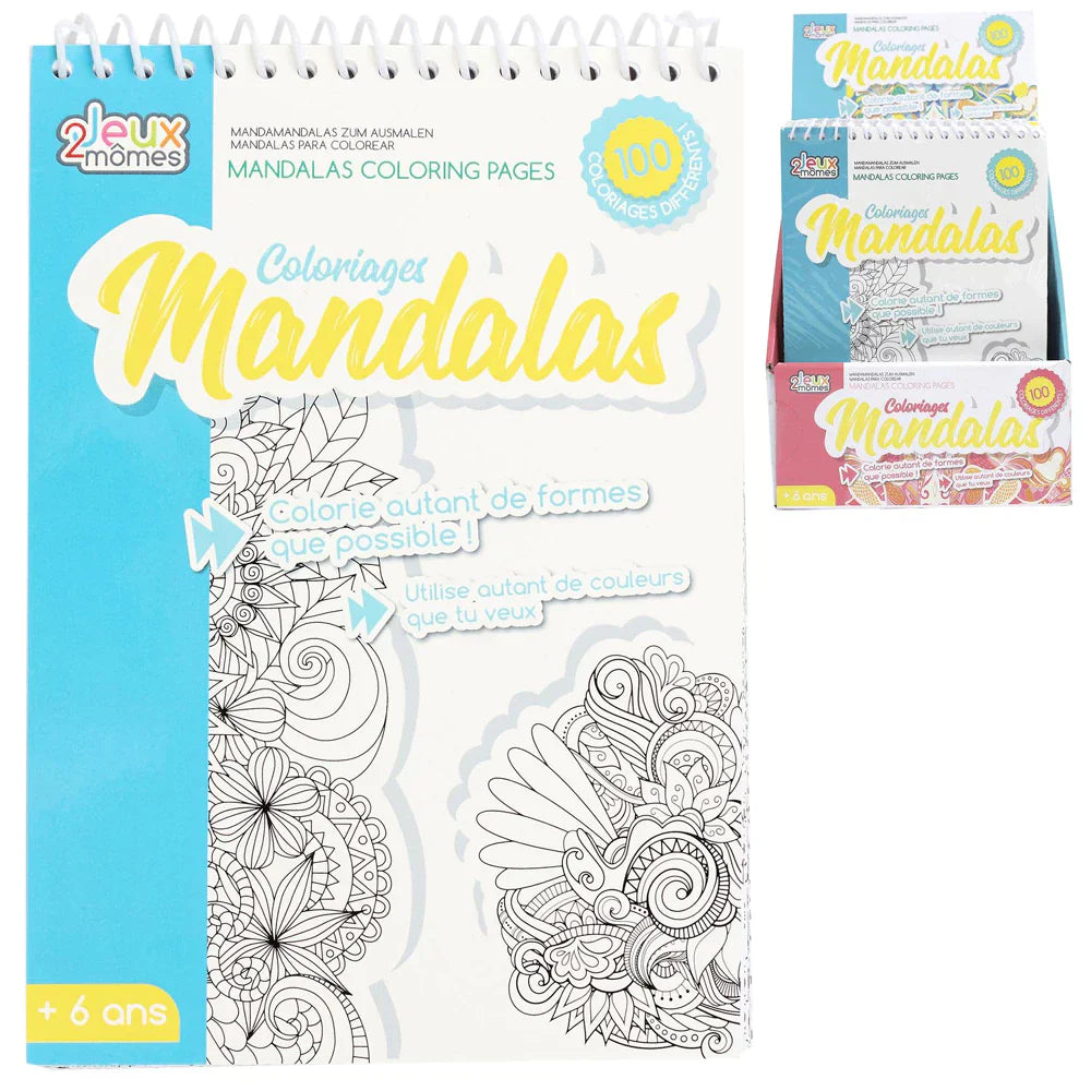 COLORFUN - LIBRO DA COLORARE MANDALA PER ADULTI (100 PAGINE)