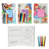 COLORPLAY - LIBRO DA COLORARE CON COMPITI, COLORI CRISTALLO INCLUSI