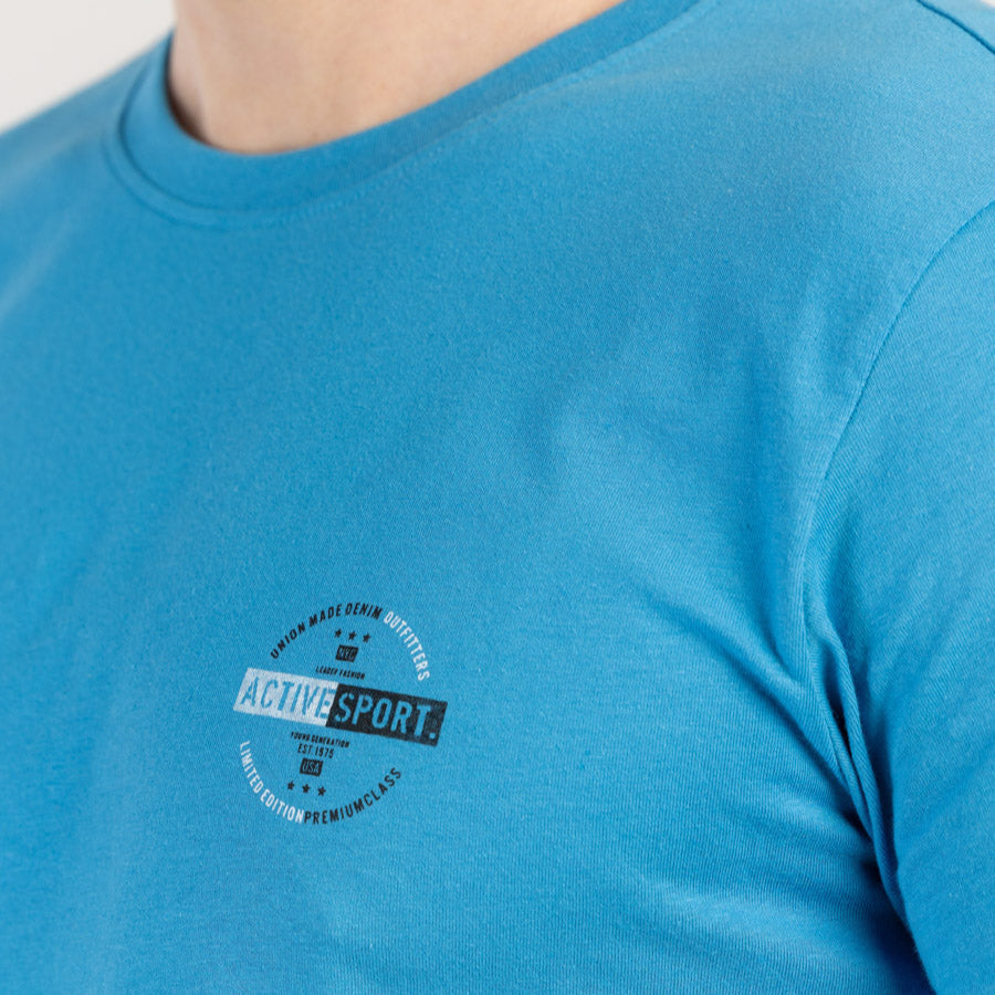 T-SHIRT IN COTONE A MANICHE CORTE DA UOMO - ACTIVIO