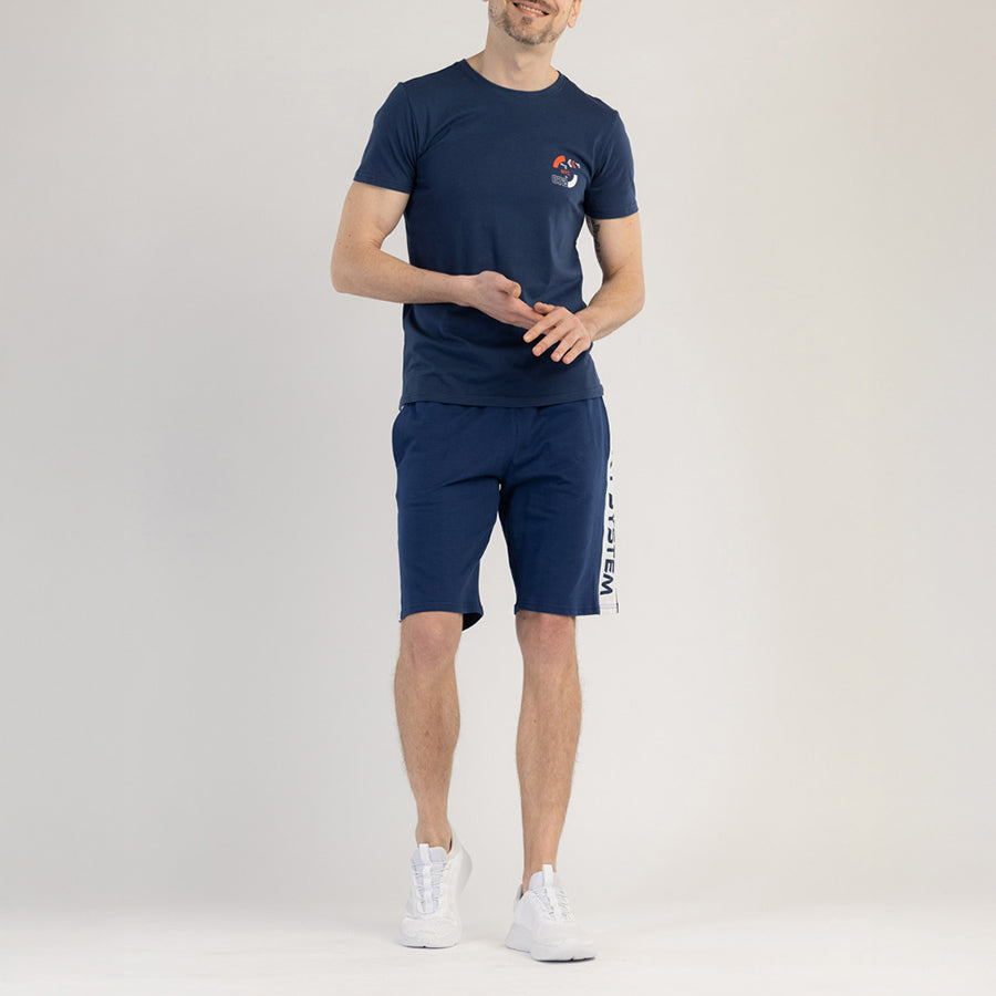 T-SHIRT IN COTONE A MANICHE CORTE DA UOMO - ACTIVIO