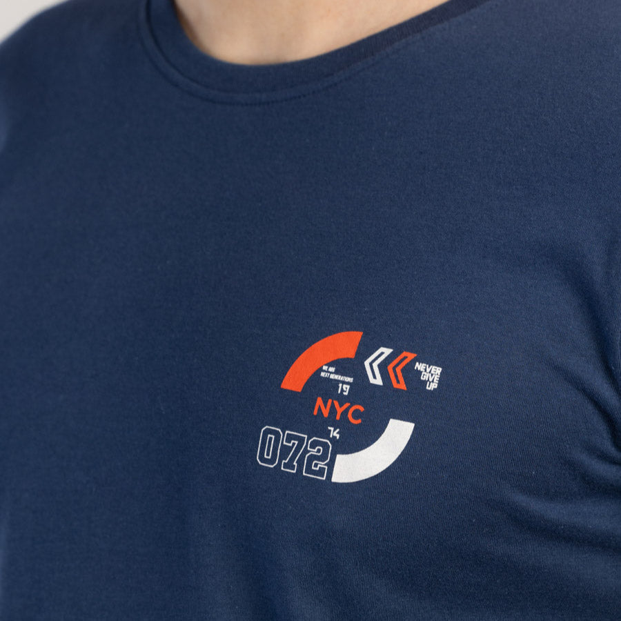 T-SHIRT IN COTONE A MANICHE CORTE DA UOMO - ACTIVIO