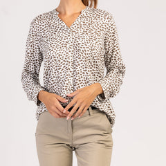 ZERA - BLUSA A MANICHE LUNGHE DA DONNA