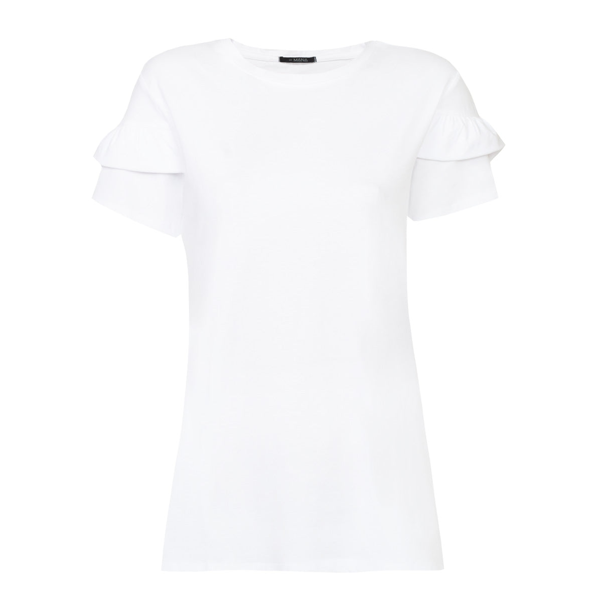 T-SHIRT DA DONNA IN COTONE A MANICHE CORTE - LUNESSA