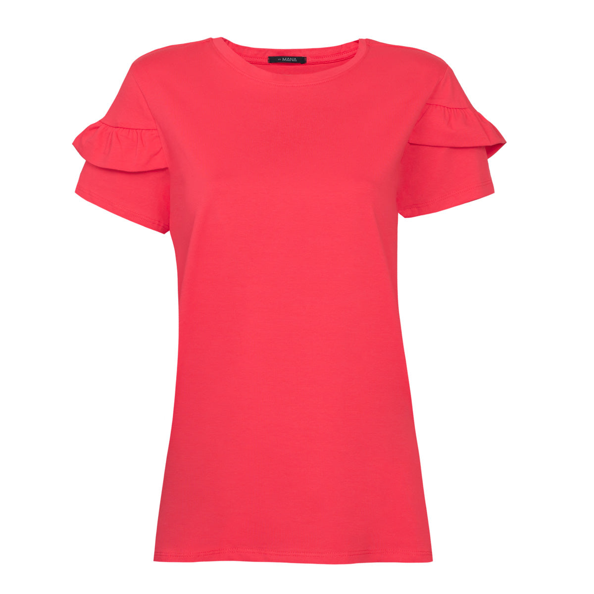 T-SHIRT DA DONNA IN COTONE A MANICHE CORTE - LUNESSA