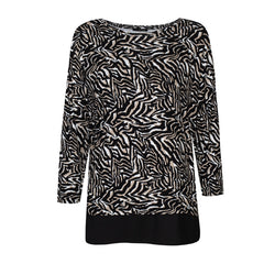 MIRA  - MAGLIETTA A MANICHE LUNGHE ALLA MODA DA DONNA