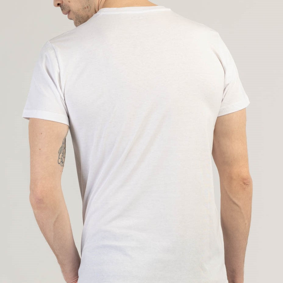 T-SHIRT IN COTONE A MANICHE CORTE DA UOMO - WEARIX