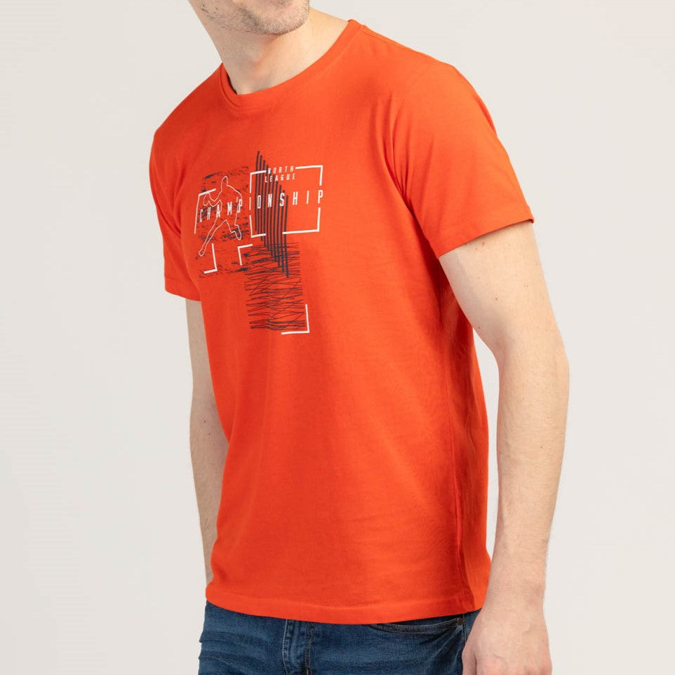 T-SHIRT IN COTONE A MANICHE CORTE DA UOMO - WEARIX
