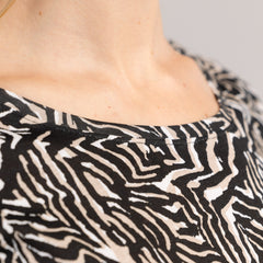 VIVA  - MAGLIETTA DA DONNA IN 100% COTONE A MANICHE LUNGHE