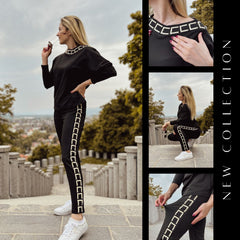 LUNACHIC - SET DI MAGLIA E PANTALONI ALLA MODA
