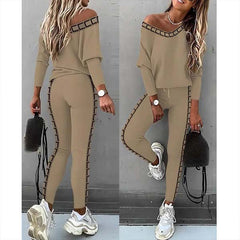 LUNACHIC - SET DI MAGLIA E PANTALONI ALLA MODA