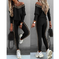 LUNACHIC - SET DI MAGLIA E PANTALONI ALLA MODA