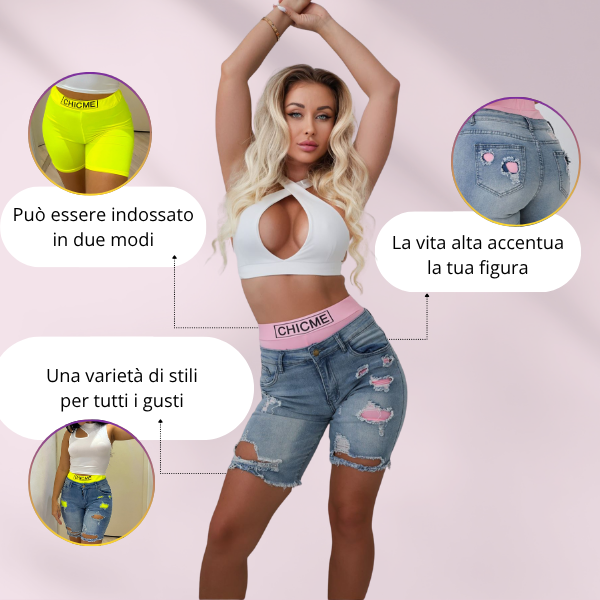 PATCHFUSION - PANTALONI CORTI DA DONNA