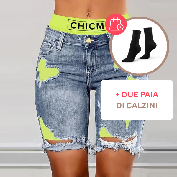 PATCHFUSION - PANTALONI CORTI DA DONNA