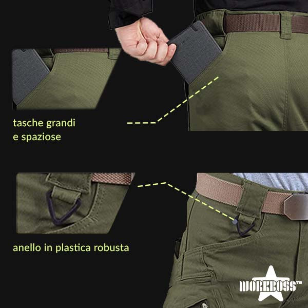 WORKBOSS™ – PANTALONI TATTICI DA UOMO
