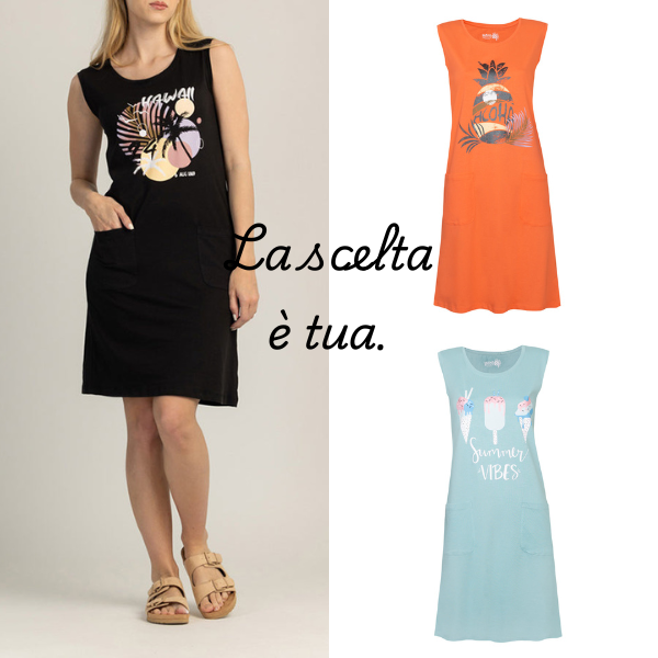 ABITO ESTIVO 100% COTONE - ZAFIRA