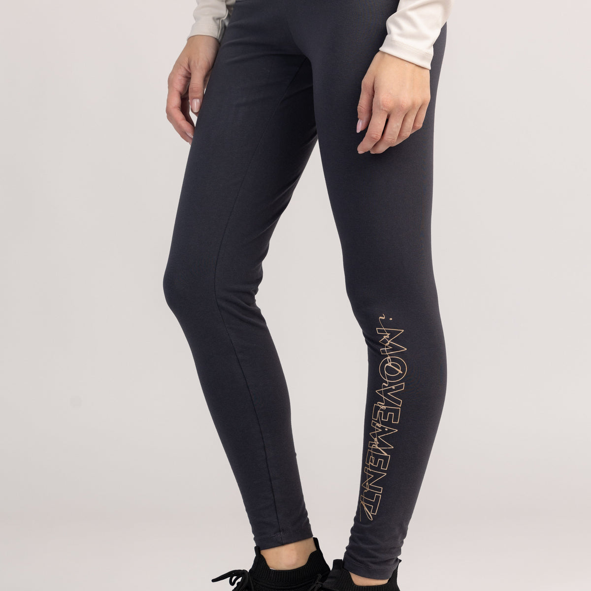 SOLAVE - LEGGINGS LUNGHI IN COTONE DA DONNA