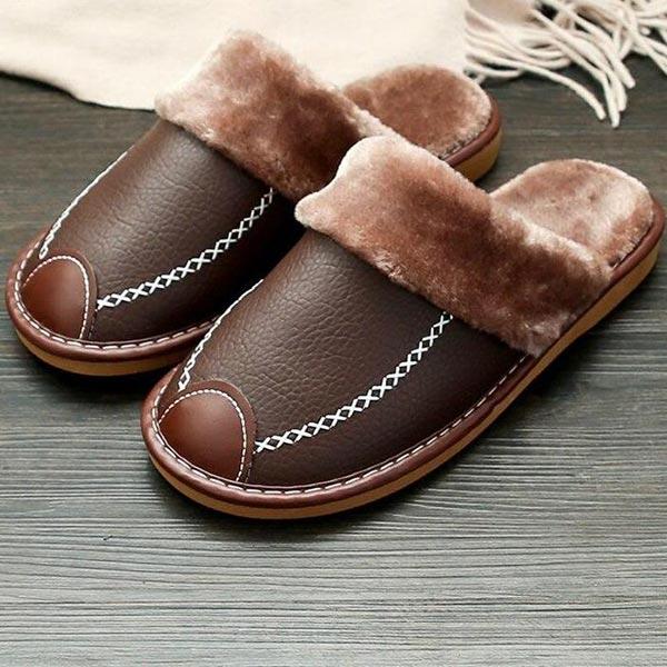 SNOOK® – PANTOFOLE TERMICHE IN PELLE