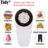 TIDY® - ESTRATTORE DI FIBRE DAGLI INDUMENTI